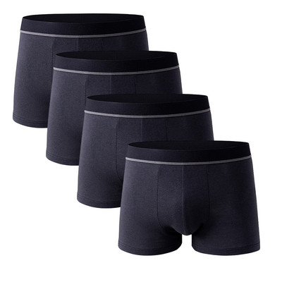 Hot Sale Boxer Meeste Brändi Puuvillane Meeste Aluspüksid Aluspesu Suures Suuruses Aluspesu Meeste Bokserite Komplekt Meeste Aluspüksid Bokserpüksid 4tk