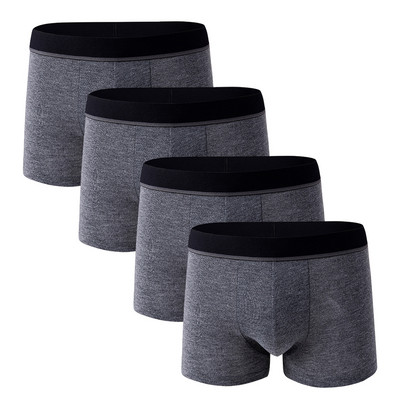 Hot Sale Boxer Meeste Brändi Puuvillane Meeste Aluspüksid Aluspesu Suures Suuruses Aluspesu Meeste Bokserite Komplekt Meeste Aluspüksid Bokserpüksid 4tk