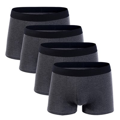 Hot Sale Boxer Meeste Brändi Puuvillane Meeste Aluspüksid Aluspesu Suures Suuruses Aluspesu Meeste Bokserite Komplekt Meeste Aluspüksid Bokserpüksid 4tk