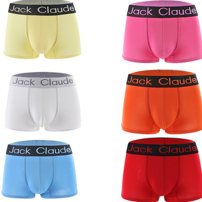 6PCS /lot Jack Claude Muško donje rublje Muške boksačice Muške gaćice za muškarce Prozračne Cuecas Boxer Homme Seksi muške boksačice