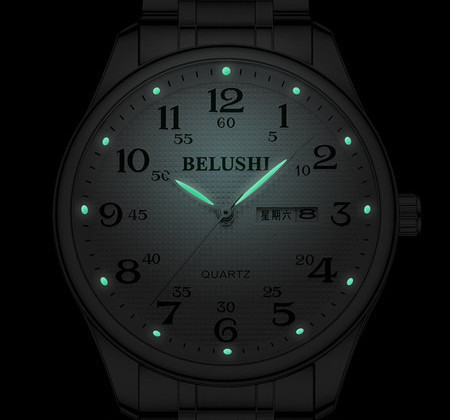 Ceas pentru bărbați cu cadran rotund - rezistent la apă