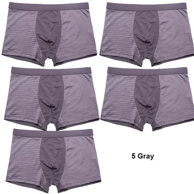 Lenjerie de corp sexy, respirabilă din plasă, Boxer bărbați, lenjerie de corp gay, Boxer pentru bărbați, pantaloni scurți, boxer pentru hombre, chiloți pentru bărbați, 5 buc/lot