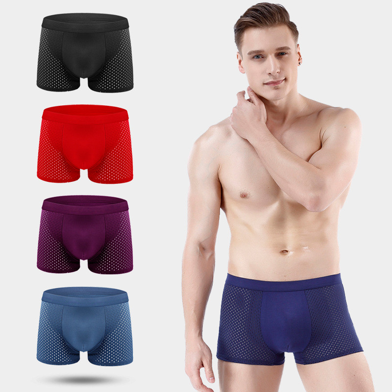 Lenjerie de corp sexy, respirabilă din plasă, Boxer bărbați, lenjerie de corp gay, Boxer pentru bărbați, pantaloni scurți, boxer pentru hombre, chiloți pentru bărbați, 5 buc/lot