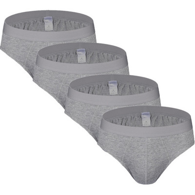 4 buc/lot Slip din bumbac pentru bărbați Lenjerie intima albă Calzoncillos Slip Hombre Jockstrap Chiloți pentru bărbați Pantaloni sexy pentru acasă