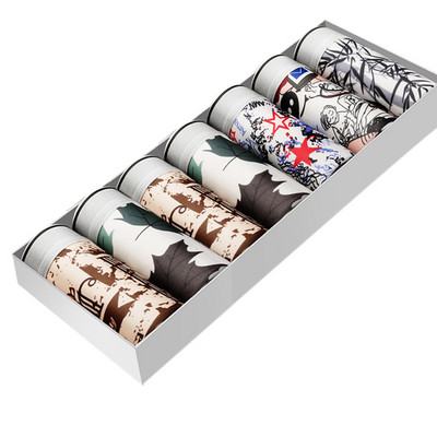 Boxer Bărbați 7 buc/lot Lenjerie de corp Modal Bărbați Lenjerie de corp Pantaloni scurti flexibili respirabili Boxer Shorts Bărbați calzoncillos cuecas