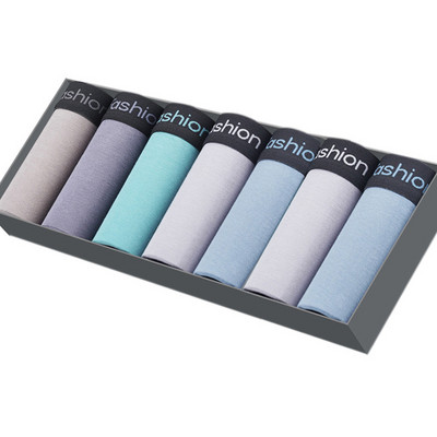 Bokseriai Vyriški 7 vnt/stal. Modaliniai Vyriški apatiniai drabužiai Kvėpuojantys lankstūs šortai Bokseriniai bokseriai Vyriški calzoncillos cuecas