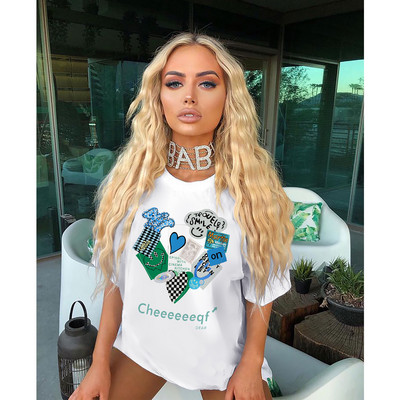 2022 új női pólók Pamut alkalmi pólók Nyári rövid ujjú női póló Női ruházat Ashgaily