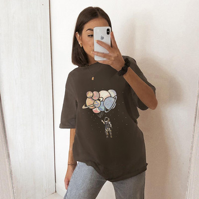 2022 új női pólók Pamut alkalmi pólók Nyári rövid ujjú női póló Női ruházat Ashgaily