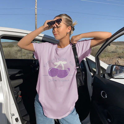 2022 új női pólók Pamut alkalmi pólók Nyári rövid ujjú női póló Női ruházat Ashgaily