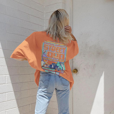 2022 új női pólók Pamut alkalmi pólók Nyári rövid ujjú női póló Női ruházat Ashgaily