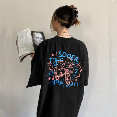 2022 új női pólók Pamut alkalmi pólók Nyári rövid ujjú női póló Női ruházat Ashgaily