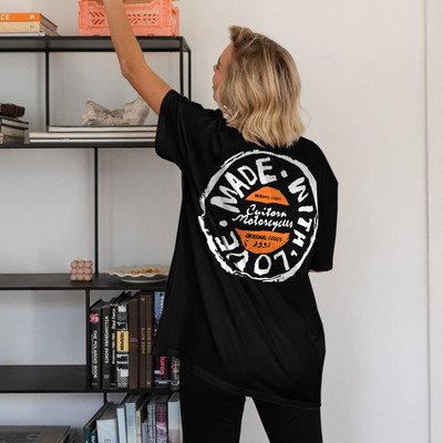 2022 új női pólók Pamut alkalmi pólók Nyári rövid ujjú női póló Női ruházat Ashgaily