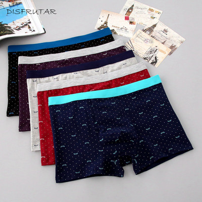 Nagy méretű 9XL Férfi fehérnemű 5db/tétel Férfi boxer fehérnemű Rövidnadrág Cotton Cuecas Boxer férfi tömör alsónadrág férfi boxer
