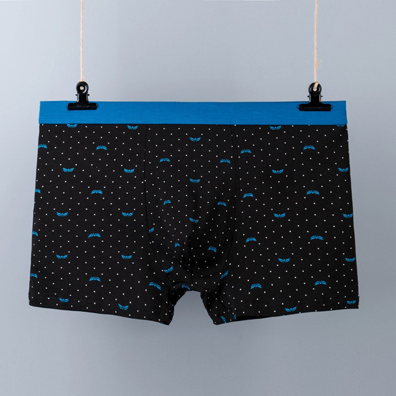 Nagy méretű 9XL Férfi fehérnemű 5db/tétel Férfi boxer fehérnemű Rövidnadrág Cotton Cuecas Boxer férfi tömör alsónadrág férfi boxer