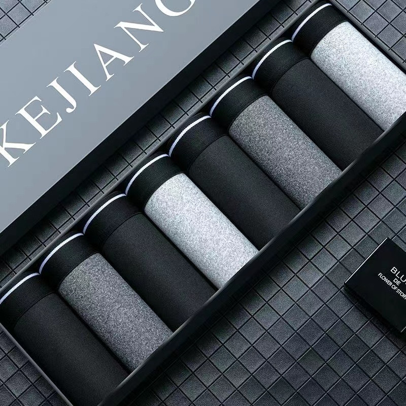 8vnt./Lot 6xl 120kg vyriški apatiniai kvėpuojantys spausdinti vyriški bokseriniai šortai sportinės minkštos plius dydžio vyriškos apatinės kelnės