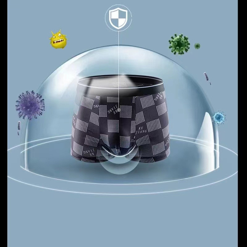 8vnt./Lot 6xl 120kg vyriški apatiniai kvėpuojantys spausdinti vyriški bokseriniai šortai sportinės minkštos plius dydžio vyriškos apatinės kelnės