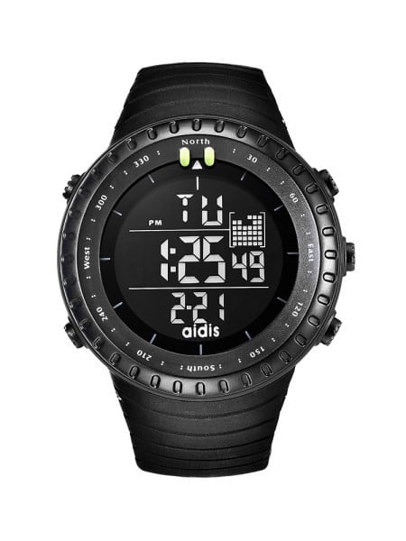 Sportinis elektroninis laikrodis su silikoniniu apyranke