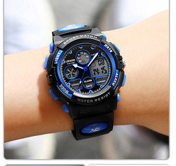 Férfi vízálló elektronikus óra