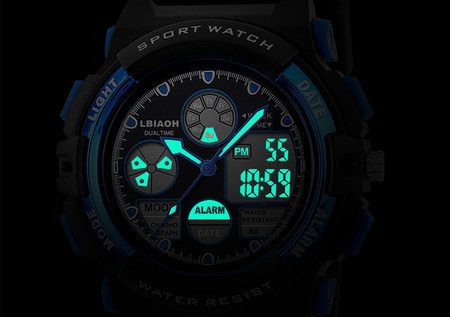 Férfi vízálló elektronikus óra