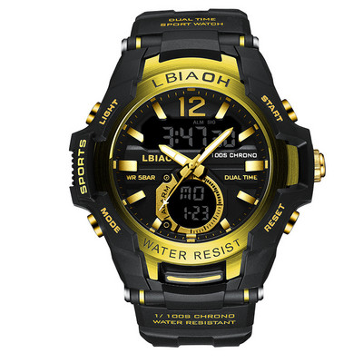 Ceas barbatesc cu curea de cauciuc