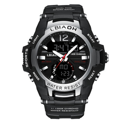 Ceas barbatesc cu curea de cauciuc