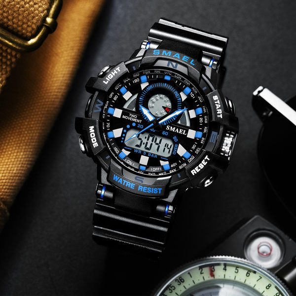 Ceas sport pentru bărbați cu curea din cauciuc