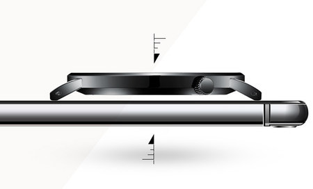 Ceas pentru bărbați cu cadran rotund și acționare luminoase