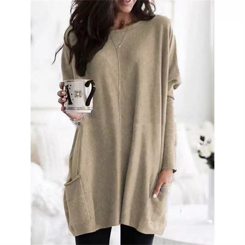 5XL Didelio dydžio marškinėliai Moteriški drabužiai Pavasario rudens mados marškinėliai moteriški ilgomis rankovėmis su kišenėmis Top Blusas Mujer De Moda 2022 m.