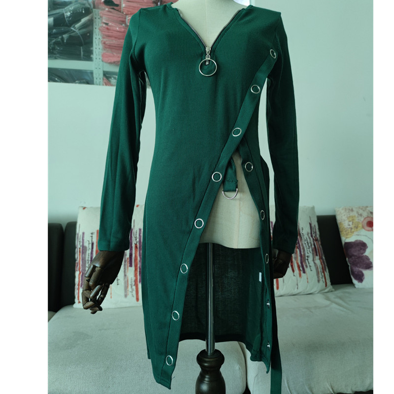 Szexi hosszú póló női blusák alkalmi női felsők póló divat csavaros póló Női ruhák Harajuku póló Camisas Mujer