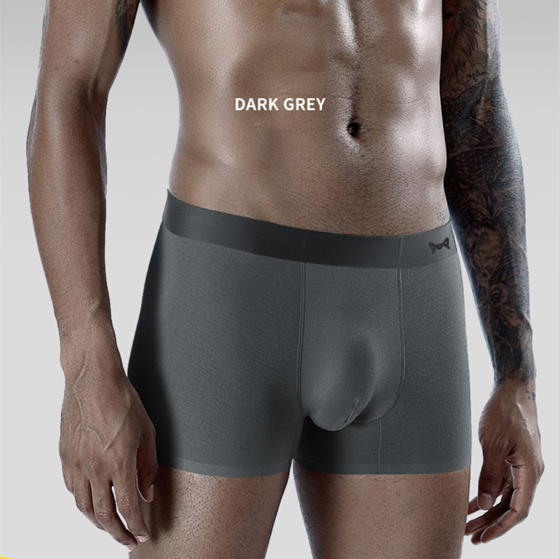 MiiOW 4 buc. Boxer pentru bărbați, din bumbac, fără sudură