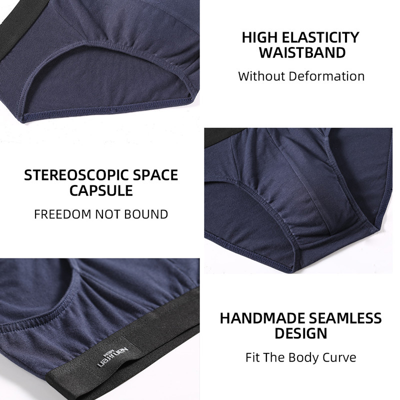 Vyriškos kelnaitės, 4 vnt., medvilniniai vyriški apatiniai Didesnio dydžio apatiniai kelnaitės Minkštos apatinės kelnaitės Aukštos kokybės berniukų kelnaitės Didelio dydžio L-4XL