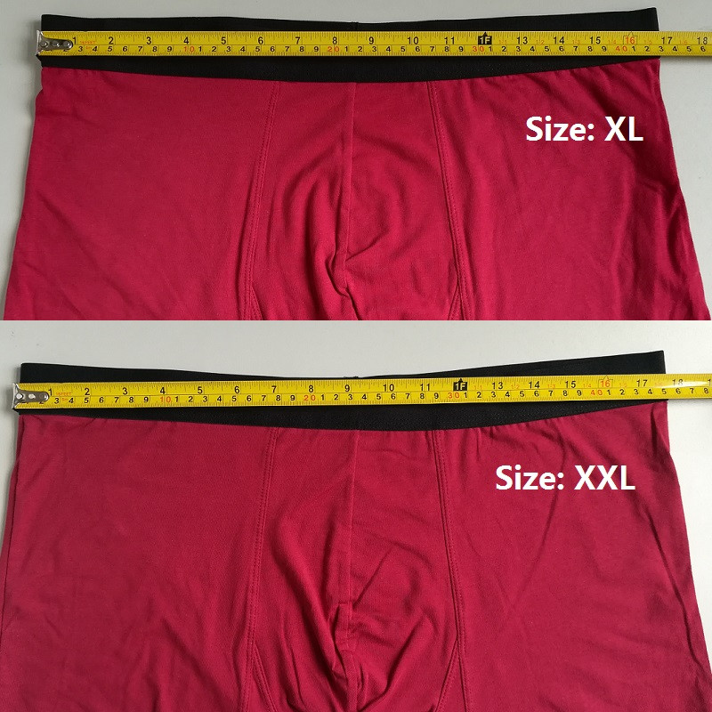 Európa méretű fehérnemű férfi hosszú stílusú férfi boxer rövid 95% pamut márka boxer új légáteresztő alsónadrág nagy