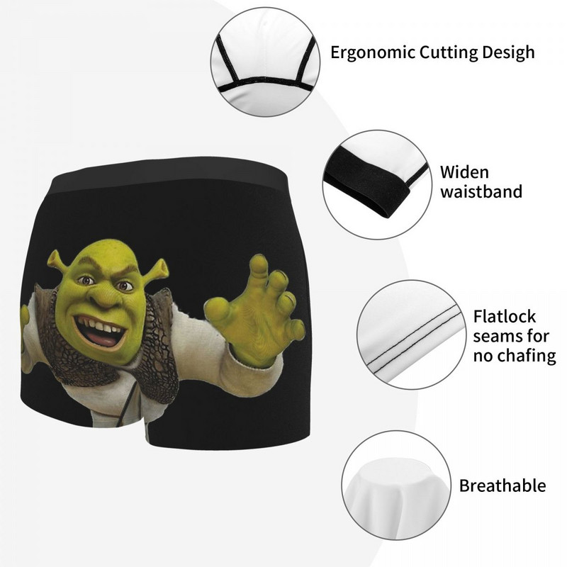 Smiješni Shrek Komedija Gaćice Pamučne gaćice Muško donje rublje Seksi kratke bokserice