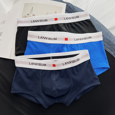 Boxer pentru bărbați cu inscripție 3 piese într-un set