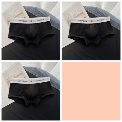 Boxer pentru bărbați cu inscripție 3 piese într-un set