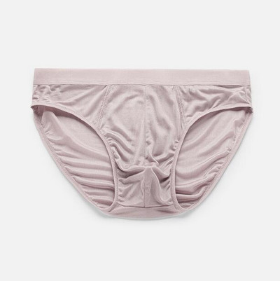 Slip pentru bărbați, 100% mătase reală, tip subțire, chiloți Lenjerie Lenjerie plus mărime ML XL 2XL 3XL 1067