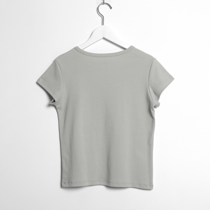 Baleto mergaičių seksualūs apkarpyti moteriški vasariniai laisvalaikio trumpomis rankovėmis, medvilniniai trumpi marškinėliai senoviniai gatvės drabužiai, 2021 m.