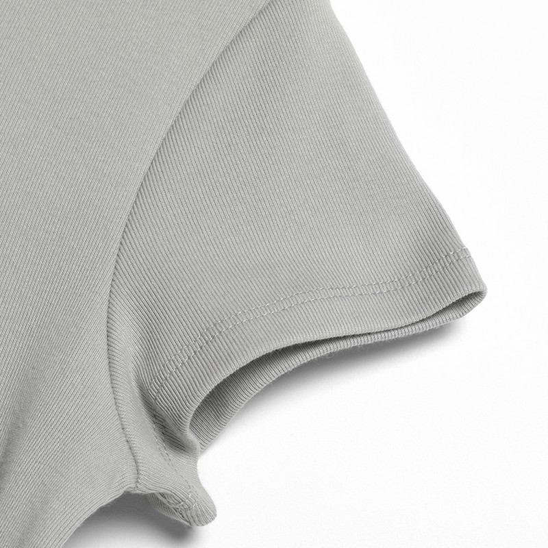 Baleto mergaičių seksualūs apkarpyti moteriški vasariniai laisvalaikio trumpomis rankovėmis, medvilniniai trumpi marškinėliai senoviniai gatvės drabužiai, 2021 m.