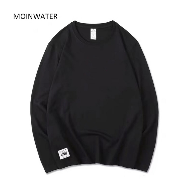 Tricouri cu mânecă lungă din bumbac pentru femei MOINWATER Tricouri casual pentru femei de toamnă de primăvară Topuri MLT2135