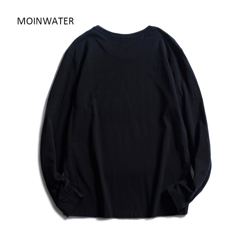 Tricouri cu mânecă lungă din bumbac pentru femei MOINWATER Tricouri casual pentru femei de toamnă de primăvară Topuri MLT2135