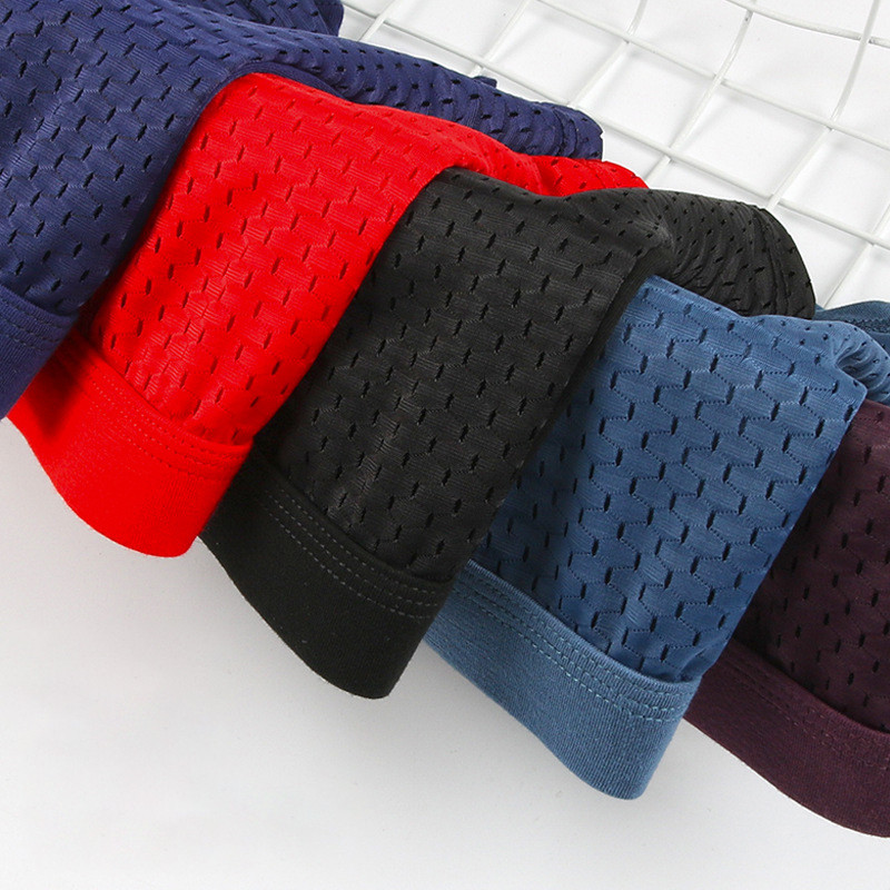 5 db/Lot Mesh nagyméretű fehérnemű Férfi Boxer Hombre Boxernadrág Férfi Alsónadrág  alsónemű Boxer Férfi Rövidnadrág Boxer Para Hombre