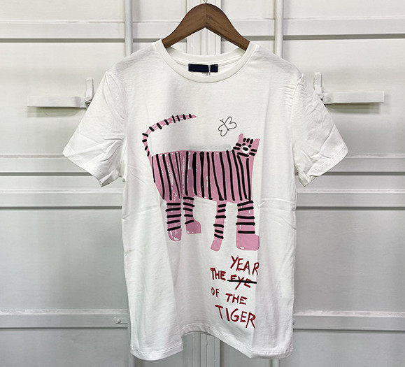 Alfabet Camel Bronzing Print Femei Tricouri din bumbac Lejer cu gâtul O cu mânecă scurtă Tricou pentru femei casual, vara 2022 nou