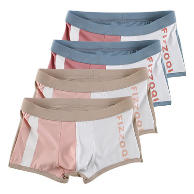 4kom/komplet donjeg rublja Boksačice Muške pamučne gaće Man Cock Muško donje rublje Calecons Homme Calecon Gaćice Muške s torbicom Bokserice