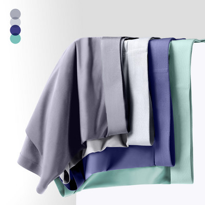 Vyriški bokso šortai grafeniniai bokseriai ledo šilko apatiniai vyriški bokseriai Kvėpuojantys seksualūs vyriški kelnaitės didesnio dydžio L-5XL