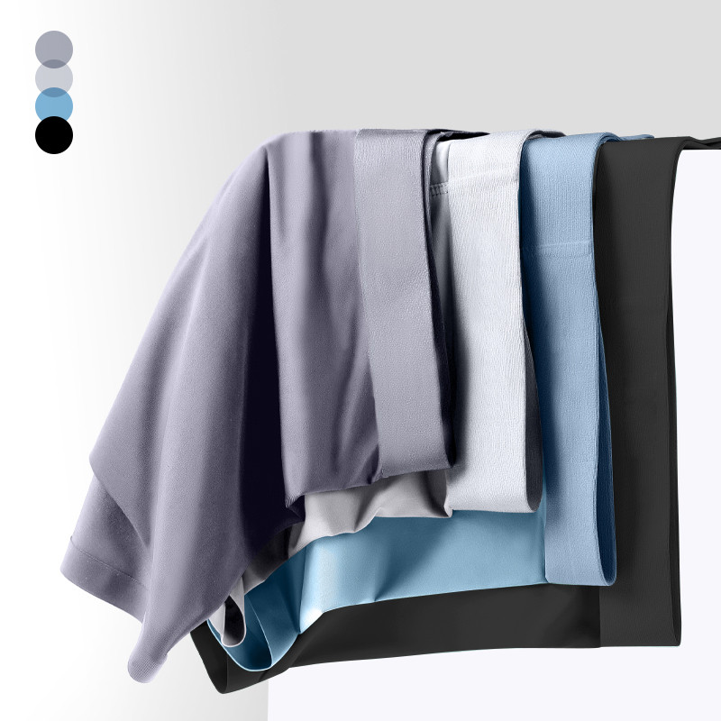 Vyriški bokso šortai grafeniniai bokseriai ledo šilko apatiniai vyriški bokseriai Kvėpuojantys seksualūs vyriški kelnaitės didesnio dydžio L-5XL