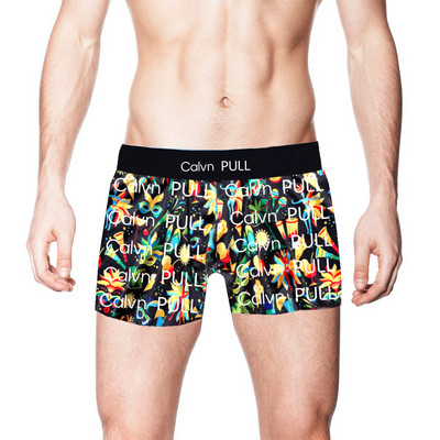 Pantaloni scurți de baie Calvn Pull de marca clasică 2022 pentru bărbați Bermude pentru plajă Boxer pentru adulți Trunk sexy pentru cupluri Costume de baie 100% uscare rapidă