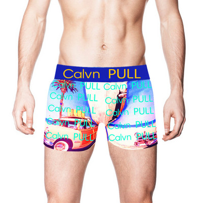 Pantaloni scurți de baie Calvn Pull de marca clasică 2022 pentru bărbați Bermude pentru plajă Boxer pentru adulți Trunk sexy pentru cupluri Costume de baie 100% uscare rapidă