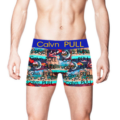 Pantaloni scurți de baie Calvn Pull de marca clasică 2022 pentru bărbați Bermude pentru plajă Boxer pentru adulți Trunk sexy pentru cupluri Costume de baie 100% uscare rapidă