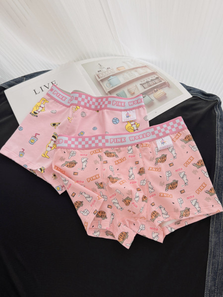 Set 2 boxer barbatesti cu imprimeu colorat