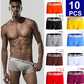 10 vnt/Lt Seksualūs apatiniai Vyriški bokseriniai šortai Vyriški Modaliniai Bokseriai Vyriški lagaminai Kvėpuojantys bokseriniai šortai apatinės kelnės Boxer Homme Hombre
